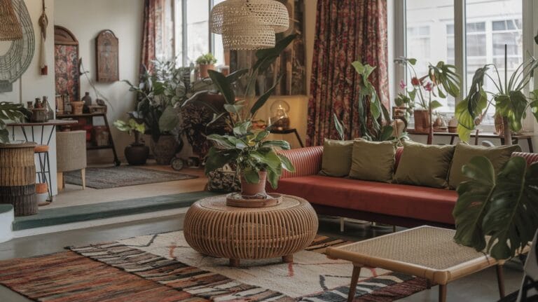 13 Gorgeous Boho Mid-Century Modern Living Room