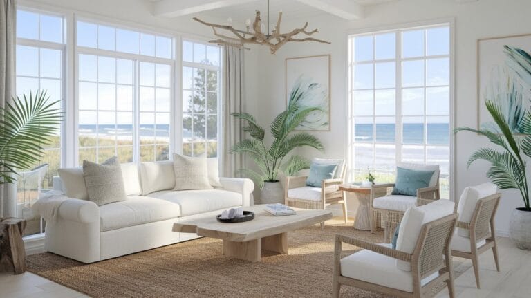 modern coastal living room