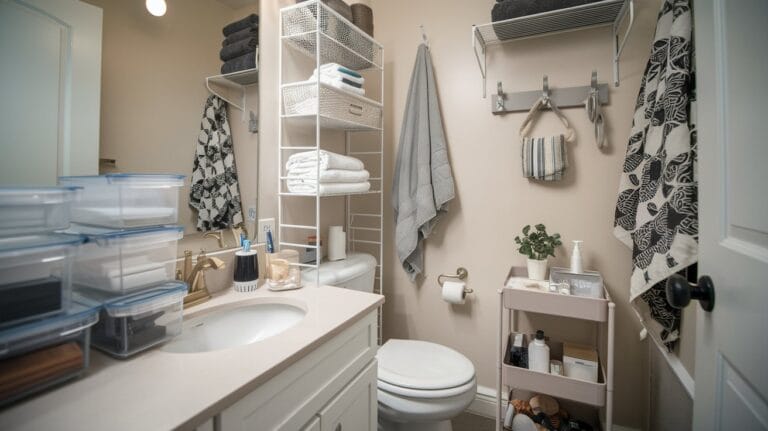 Small Bathroom Organization Tips for Moms